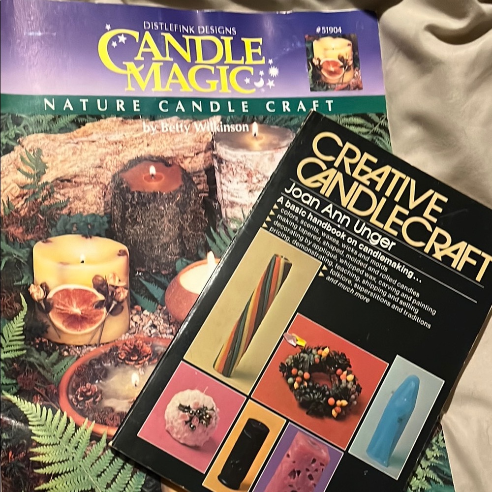 Vintage Candle making and Creative Candlecraft Books